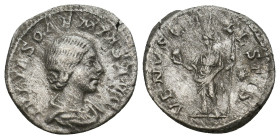 JULIA SOEMIAS (Augusta, 218-222). Denarius. Rome.
3.48 Gr. 19 mm.