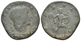 SEVERUS ALEXANDER (222-235). Dupondius.
13.39 Gr. 28.3 mm.