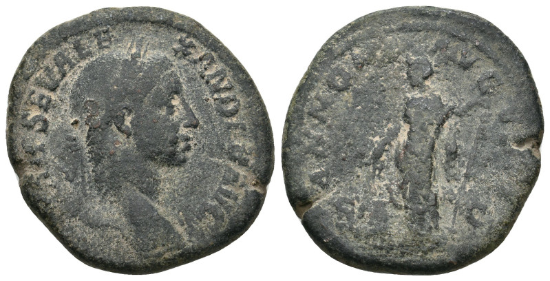 SEVERUS ALEXANDER (222-235). Sestertius.
19.02 Gr. 33.1 mm.