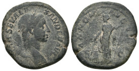 SEVERUS ALEXANDER (222-235). Sestertius.
19.02 Gr. 33.1 mm.