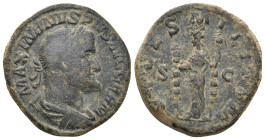 MAXIMINUS THRAX (235-238). Sestertius.
21.93 Gr. 30.7 mm.