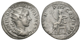 GORDIAN III (238-244). Antoninianus.
2.97 Gr. 21.6 mm.