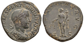 GORDIAN III (238-244). Sestertius. Rome.
17.45 Gr. 29.1 mm.