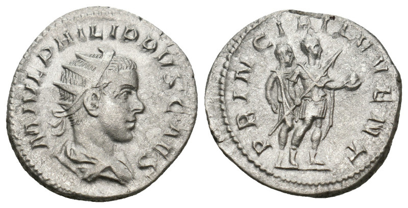 PHILIP II (Caesar, 244-247). Antoninianus.
4.55 Gr. 22.1 mm.