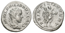 PHILIP II (Caesar, 244-247). Antoninianus.
4.55 Gr. 22.1 mm.