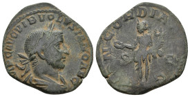 VOLUSIAN (251-253). As. Rome.
11.95 Gr. 29.6 mm.