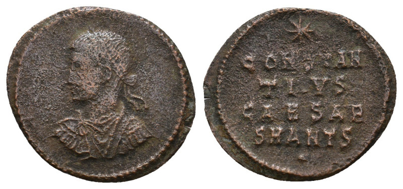 CONSTANTIUS II (Caesar, 324-337). Follis.
1.27 Gr. 11 mm.