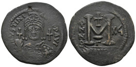 JUSTINIAN I (527-565). Follis. Antioch.
22.89 Gr. 41.5 mm.