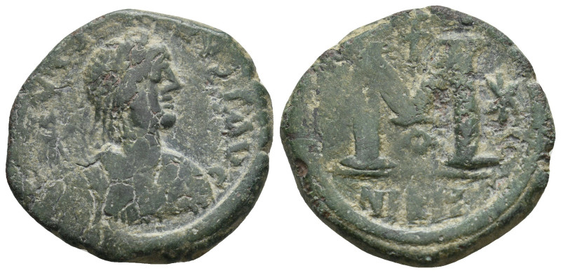 JUSTIN I (518-527). Follis.
15.95 Gr. 31.8 mm.