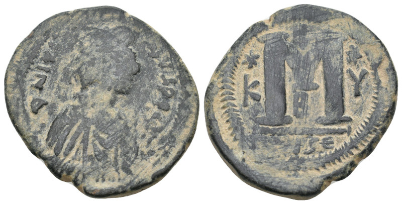 JUSTIN I (518-527). Follis.
17.99 Gr. 31 mm.