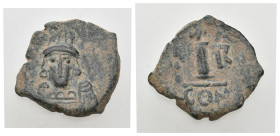Maurice Tiberius (582-602). 10 Nummi.
5.11 Gr. 23 mm.