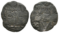 Leo IV the Khazar, with Constantine VI, (775-780 AD). Constantinople.
2.31 Gr. 19.9 mm.