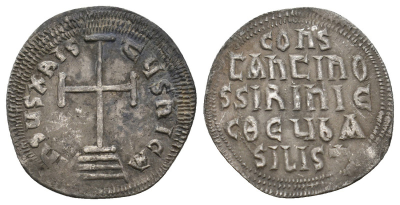 CONSTANTINE VI & IRENE (780-797). Miliaresion. Constantinople.
2.2 Gr. 20.5 mm.