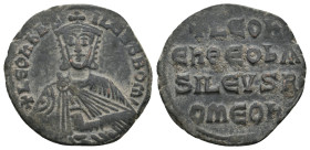 LEO VI THE WISE (886-912). Follis. Constantinople.
4.46 Gr. 25.2 mm.