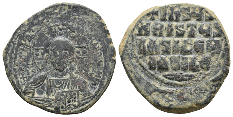 ANONYMOUS FOLLES. Class A2. Attributed to Basil II & Constantine VIII (976-1025)...