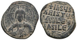 ANONYMOUS FOLLES. Class A2. Attributed to Basil II & Constantine VIII (976-1025).
8.99 Gr. 27.6 mm.