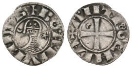 CRUSADERS. Antioch. Bohémond III (1163-1201). BI Denier.
0.73 Gr. 18.2 mm.