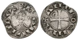 CRUSADERS. Antioch. Bohémond III (1163-1201). BI Denier.
0.89 Gr. 19 mm.