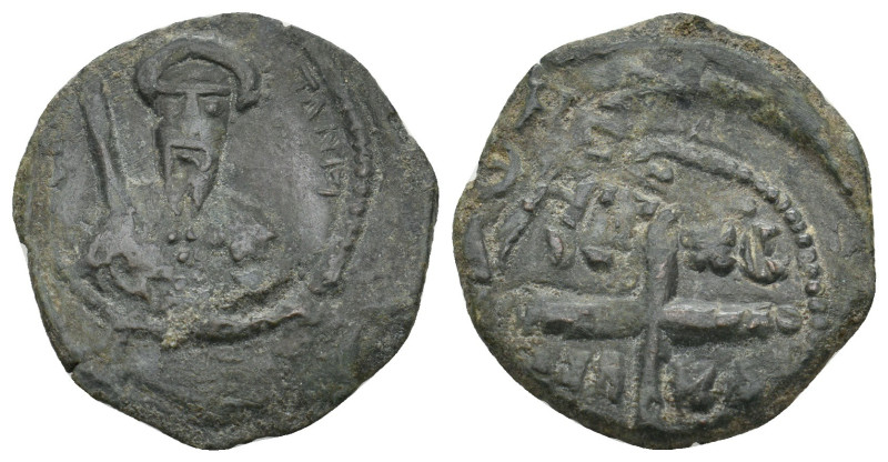 CRUSADERS. Antioch. Tancred (Regent, 1101-1103 & 1104-1112). Follis.
3.83 Gr. 2...