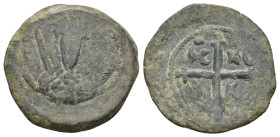 CRUSADERS. Antioch. Tancred (Regent, 1101-1103 & 1104-1112). Follis.
5.14 Gr. 23.5 mm.