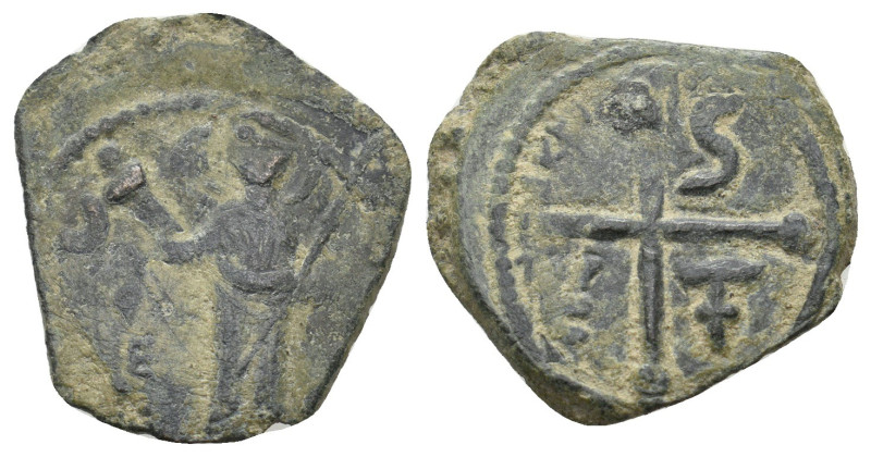 CRUSADERS. Antioch. Tancred (Regent, 1101-03; 1104-12). Follis.
3.29 Gr. 20.7 m...