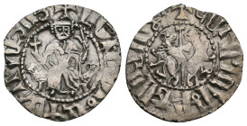 ARMENIA. Levon I (1198-1219). Tram.
2.8 Gr. 21.7 mm.