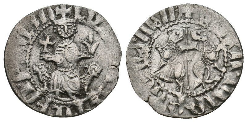 ARMENIA. Levon I (1198-1219). Tram.
2.89 Gr. 21.2 mm.