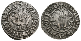 ARMENIA. Levon I (1198-1219). Tram.
2.23 Gr. 22.6 mm.