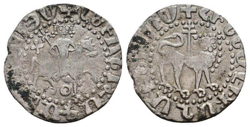 ARMENIA. Levon III (1303/5-1307). Takvorin. Sis.
2.8 Gr. 20.9 mm.