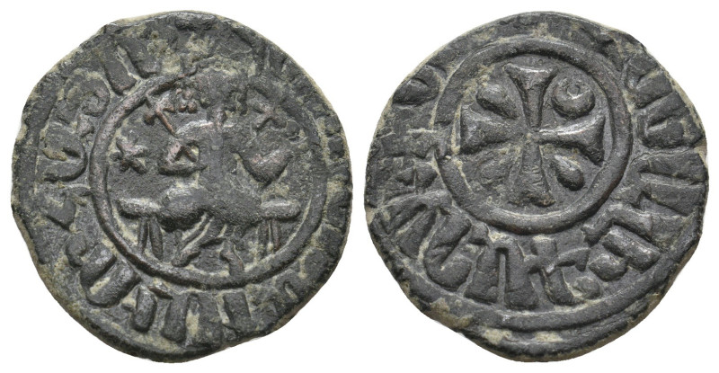 ARMENIA. Hetoum I (1226-1270). Ae Kardez.
4.22 Gr. 22.1 mm.