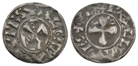 FRANCE. Valence. Anonymous Bishops (1157-1276). Denier.
0.93 Gr. 17.7 mm.