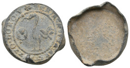 ITALY. Venice PB Theriac Capsule Seal. Circa 17th century.
8.07 Gr. 23.7 mm.