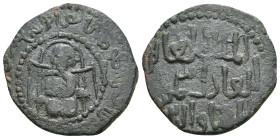 ISLAMIC. Anatolia & al-Jazira (Post-Seljuk). Artuqids (Mardin).
6.28 Gr. 28 mm.