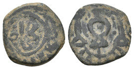 ISLAMIC. Umayyad Caliphate. Time of Hisham ibn 'Abd al-Malik (AH 105-125 / 724-743 AD). Ae Fals.
2.06 Gr. 16 mm.