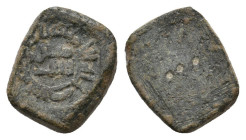 ISLAMIC. Weight. Ae.
1.36 Gr. 12.2 mm.