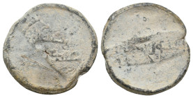 BYZANTINE LEAD SEALS.
6.62 Gr. 23.1 mm.