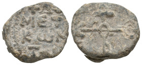 BYZANTINE LEAD SEALS.
14.01 Gr. 22.2 mm.