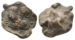 ROMAN LEAD SEALS.
3.89 Gr. 18.9 mm.