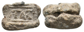 BYZANTINE LEAD SEALS.
6.13 Gr. 19.1 mm.