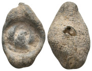 ROMAN LEAD SEALS.
7.63 Gr. 26.2 mm.