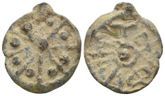 ROMAN LEAD TESSERA.
10.74 Gr. 28.4 mm.