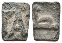 BYZANTINE LEAD SEALS.
2.09 Gr. 19.9 mm.