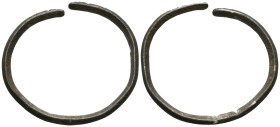 ANCIENT ROMAN SILVER EARRING (1ST-3TH CENTURY AD) .
16.18 Gr. 50.4 mm.