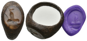 ANCIENT ROMAN BRONZE RING (1ST-5TH CENTURY AD.)
7.12 Gr.