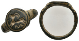 ANCIENT ROMAN BRONZE RING (1ST-5TH CENTURY AD.)
5.20 Gr.