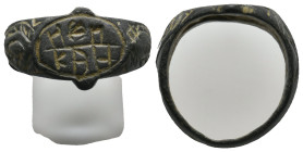 ANCIENT ROMAN BRONZE RING (1ST-5TH CENTURY AD.)
5.35 Gr.