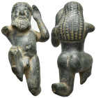 ANCIENT ROMAN BRONZE FIGURINE.
110.48 Gr. 63.6 mm.