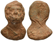 ANCIENT ROMAN BRONZE FIGURINE.
46.33 Gr. 40.9 mm.