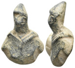 ANCIENT ROMAN BRONZE FIGURINE.
3.3 Gr. 15.9 mm.