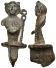 ANCIENT ROMAN BRONZE FIGURINE.
28.41 Gr. 45.9 mm.